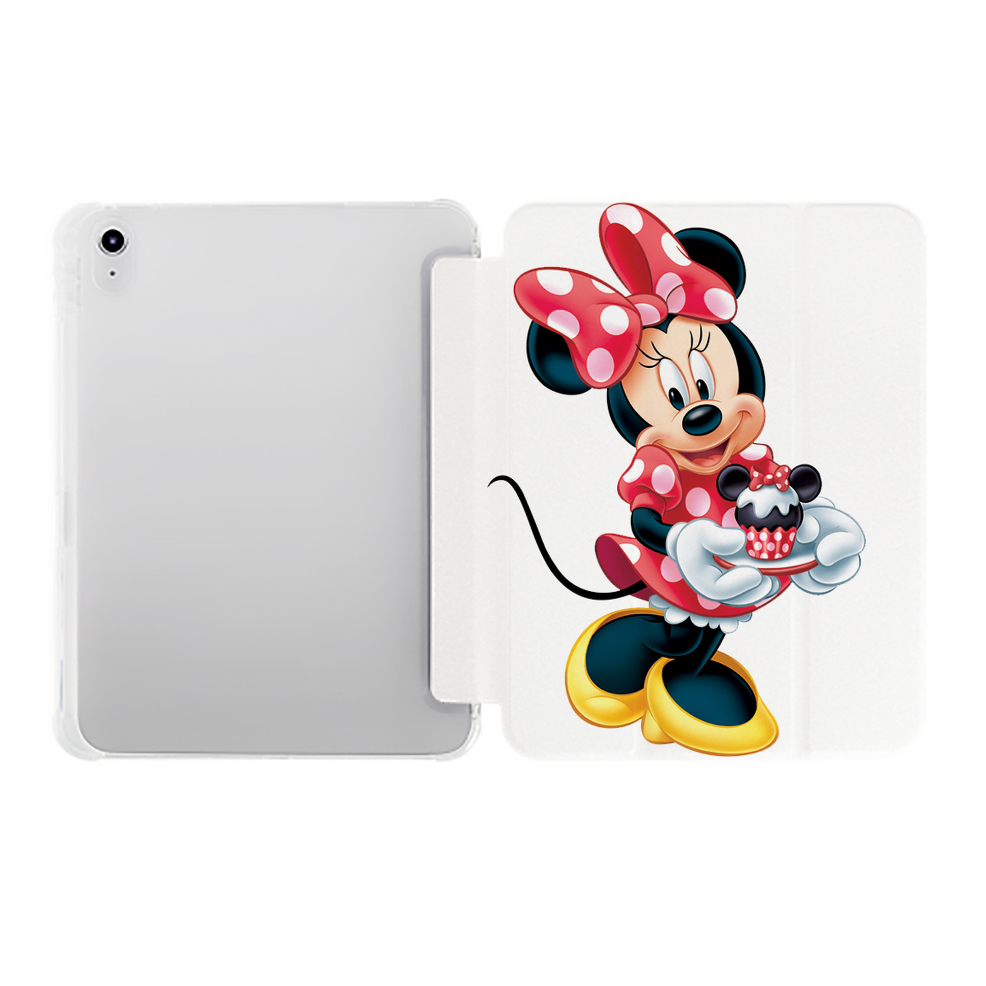 （画像用） ミッキーマウス Mickey Mouse IPad ケース ペン収納付き 三つ折りスタンド PUレザー×シリコン 対応機種9.5/10.5/10.9インチ